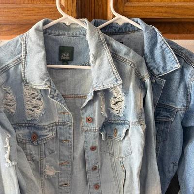 511: 3 Jean Jackets, 1 Pleather, and Fluffy Jacket