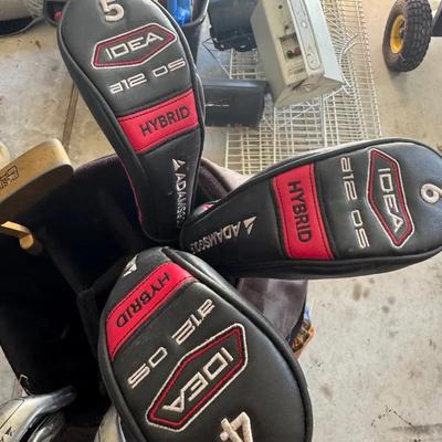Lot 257: Adam’s Golf Clubs/ Taylor Made Bag 