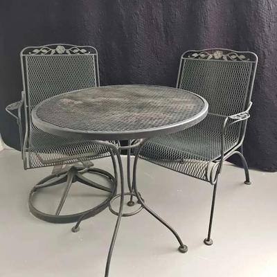 Wrought Iron Patio Dining Set