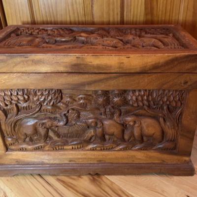 Carved Bench