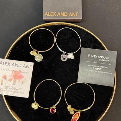 Alex And Ani 4 Bracelets 