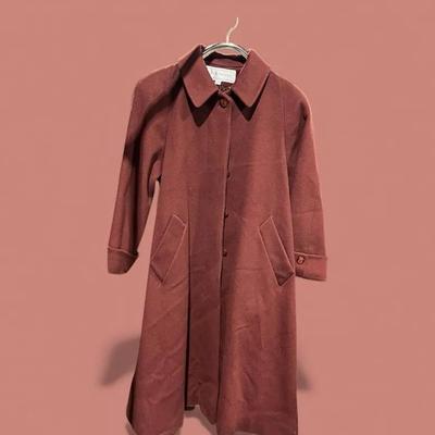 Evan-Picone 100% Wool Swing Coat