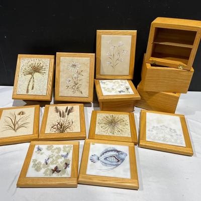 Handcrafted Tile Boxes By Frans Officer