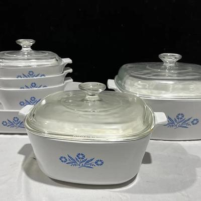 1960’s Corningware Blue Cornflower Baking Dishes