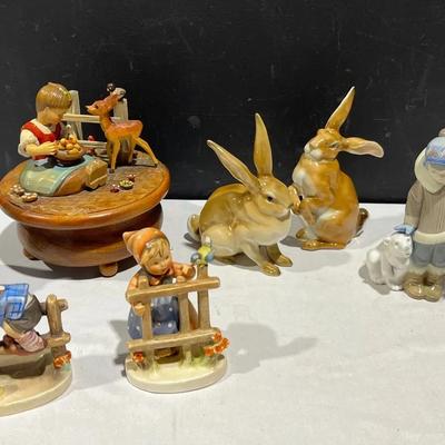 Thorens Movement Rachmaninov Carved Music Box, Lladro, Germany, Goebel + More