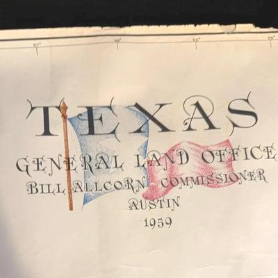 2nd Lot - Texas General Land Office Bill Alcorn Commissioner Austin 1959