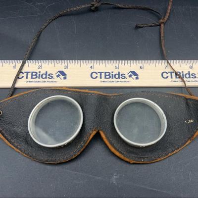 Vintage Motorcycle Goggles Circa 1920s