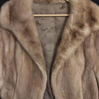 Vintage Blonde Mink Fur Stole