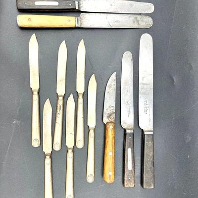 Antique And Vintage Knives, V R John Askham Sheffield and Fruit knives