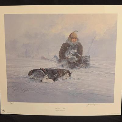 “Quality Time” Signed Print By Jon Van Zyle