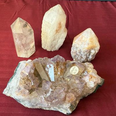 Amethyst, Clear Quartz, Golden Healer, Incredible Store Quality Pieces 