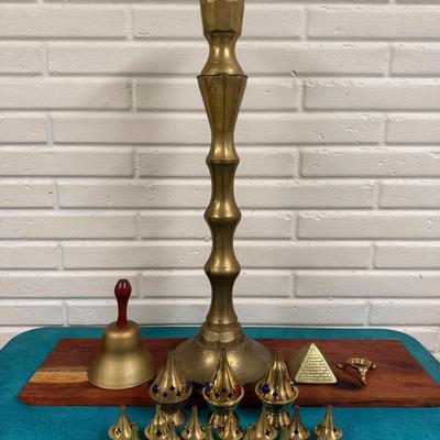 Collection of Vintage Brass Items