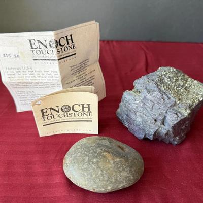 Incredible Piece of Galena & “ENOCH TOUCHSTONE” Stone 