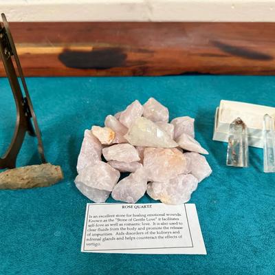 Quartz & Arrowhead 
(Rose, Rutilated & Inclusion Crystal