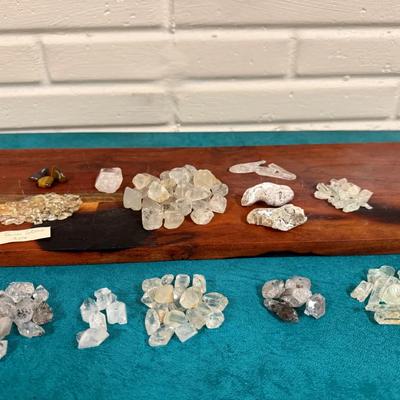 Collection of a Variety of Crystals/Rocks 
Includes Large Topaz Pieces   