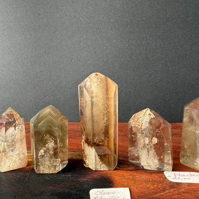 Stunning Collection of (Phantom) “Smoky Quartz” 