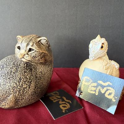 Set of “Pena” Figurines 
“Hatching Dragon” & “Tiger” 