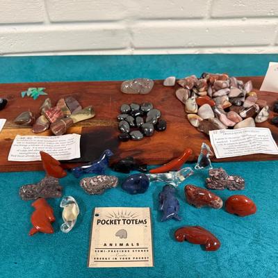 Collection of “Pocket Totems” & Polished Stones 