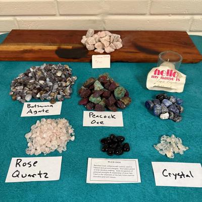 Collection of a Variety of Precious Gems, Stones, Rocks 