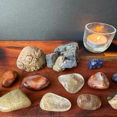 Nice Piece of Galena, Thunder Egg, Agates, Quartz, Sodalite, Lapis Lazuli 