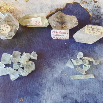 Mixed Gemstone Lot –  Aquamarine & Herkimer Diamond Quartz Collection