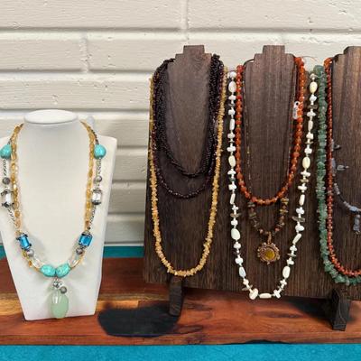 Collection of Vintage Natural Necklaces 
