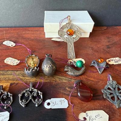 STERLING SILVER Pendants 