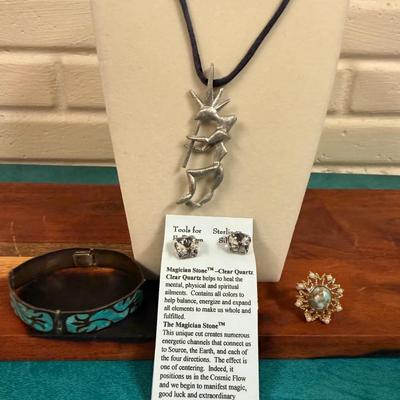 Collection of Vintage Jewelry 
(Includes Sterling Silver Pieces) 