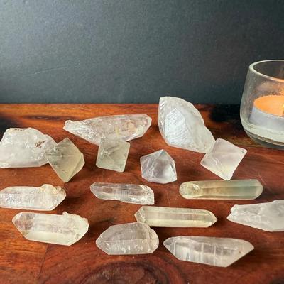 Collection of Various Quartz, Clear 