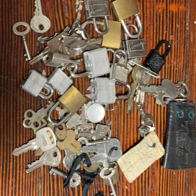 Assortment of Keys and Locks 