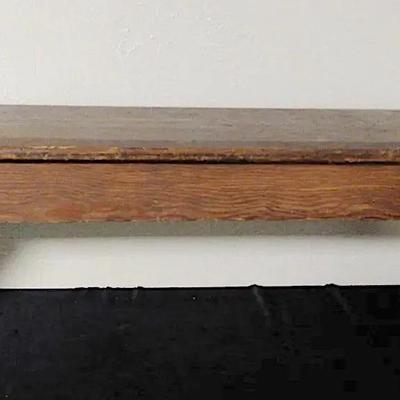 Early 1900s Primitive Country Carpenter’s Bench – Handcrafted Wood Farmhouse Piece
