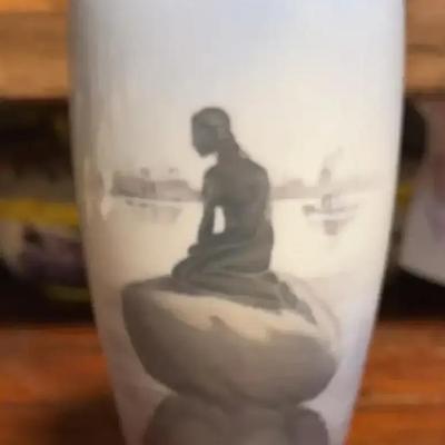 “Langelinie / Little Mermaid” Vase (c. 1930s–1950s)