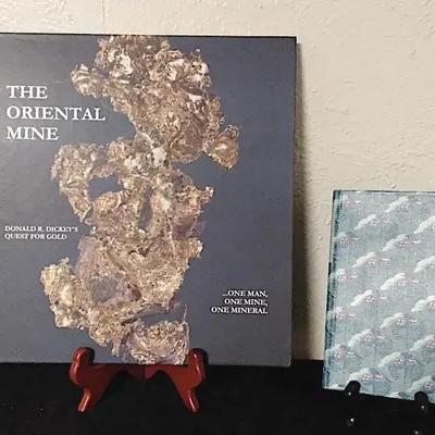 “The Oriental Mine: Donald R. Dickey’s Quest for Gold” Hardcover Book + Decorative Fabric-Covered Jo