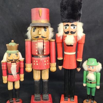 Erzgebirge Wooden Nutcracker & Other Soldier Nutcrackers 