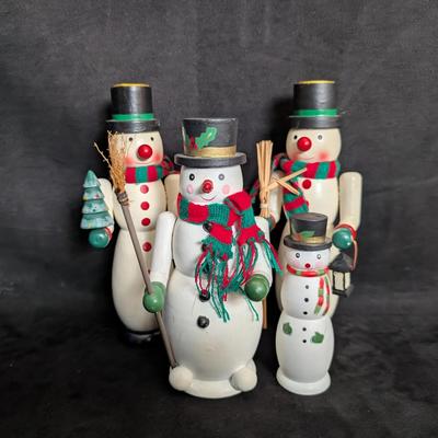 Snowmen Candle Holders and Others