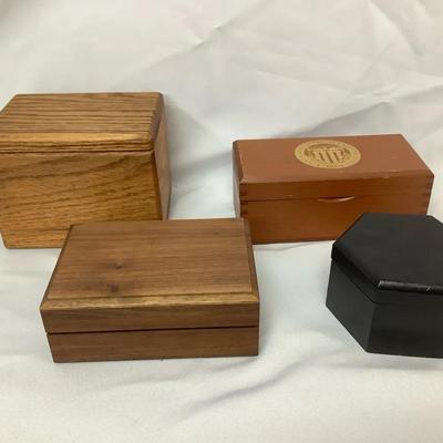 Wooden Trinket & Keepsake Boxes (Mid–Late 20th Century)