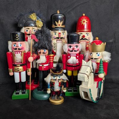 Mid–Late 20th Century Wooden Christmas Nutcracker Collection