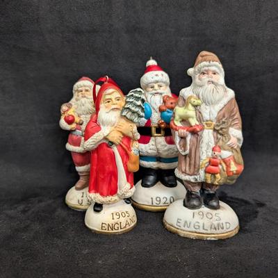Santa Figurines – 1905 England & 1920s USA Reproduction Series