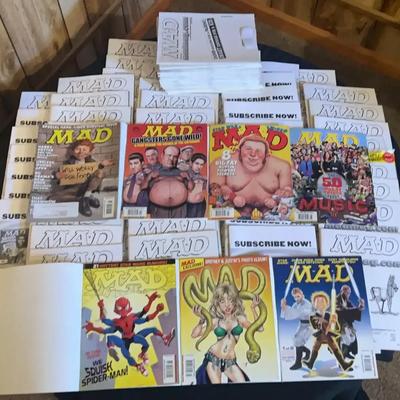 Large Collection of MAD Magazines – 2000s Era