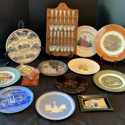 Collectible Plates & Spoon Collection Featuring Wedgwood