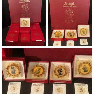 The Hummel Gold Christmas Ornament Collection – Complete Set of 36