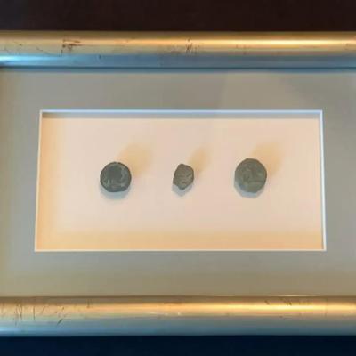 Framed Display of Ancient Coins – 8" x 5.5"