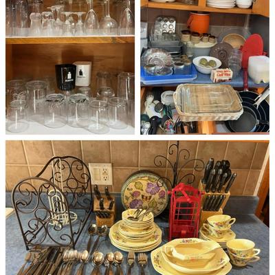 Kitchen Necessities Featuring Community, Oneida, Correlle & More