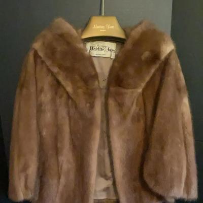 Vintage Brown Fur Stole by Mertin’s Furs of Augusta