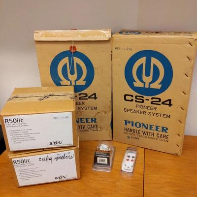 Pioneer CS-24 Speaker System & A/D/S R50i/c Ceiling Speakers – (c.1970s–1990s)
