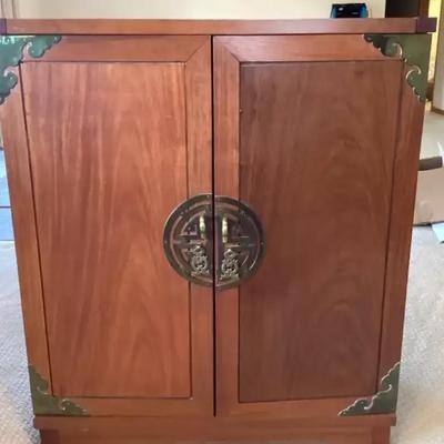 George Zee & Co. Ltd. Hong Kong Asian-Inspired Bar Cabinet 