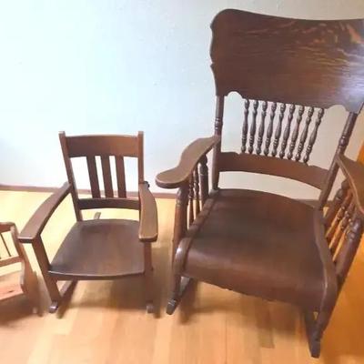 Wooden Rocking Chair Collection