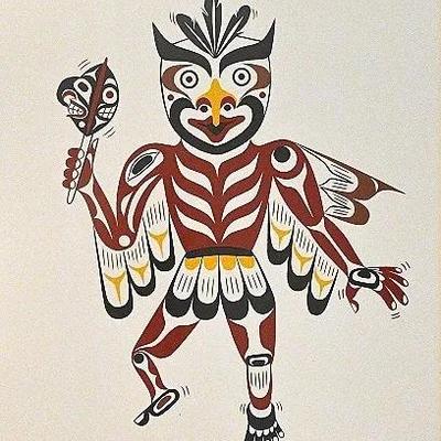 Kwagiulth Grouse Dancer 125 of 150