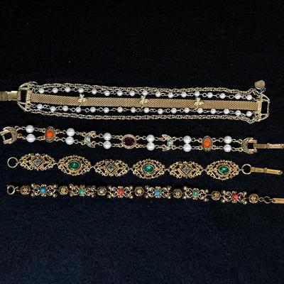 Vtg Florenza, Emmons, Judy Lee Bracelets