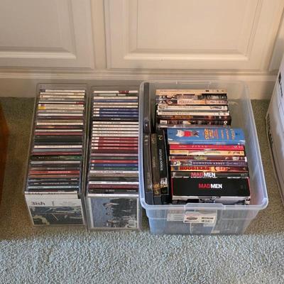 CDs and DVDs